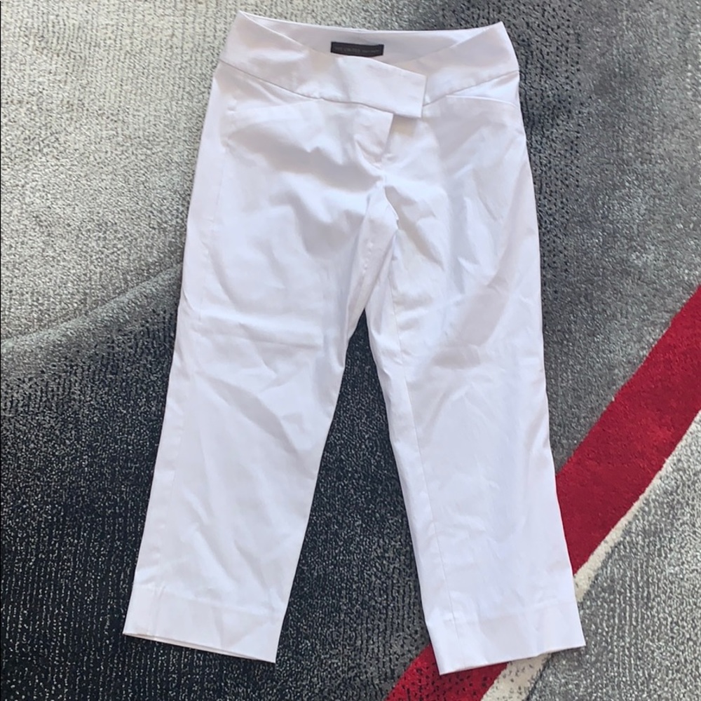 The Limited Cropped White Pants
